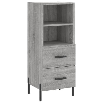 Senkki harmaa Sonoma 34,5x34x90 cm tekninen puu