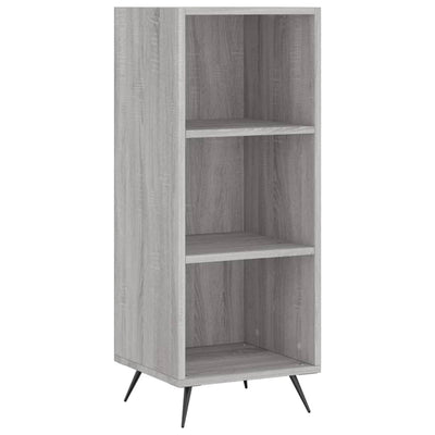 Hyllykaappi harmaa Sonoma 34,5x32,5x90 cm tekninen puu
