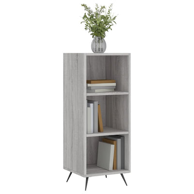Hyllykaappi harmaa Sonoma 34,5x32,5x90 cm tekninen puu