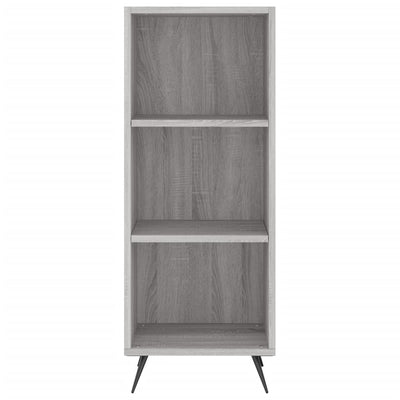 Hyllykaappi harmaa Sonoma 34,5x32,5x90 cm tekninen puu