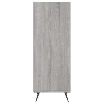 Hyllykaappi harmaa Sonoma 34,5x32,5x90 cm tekninen puu