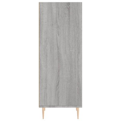 Senkki harmaa Sonoma 34,5x32,5x90 cm tekninen puu