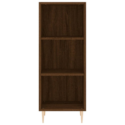 Senkki ruskea tammi 34,5x32,5x90 cm tekninen puu