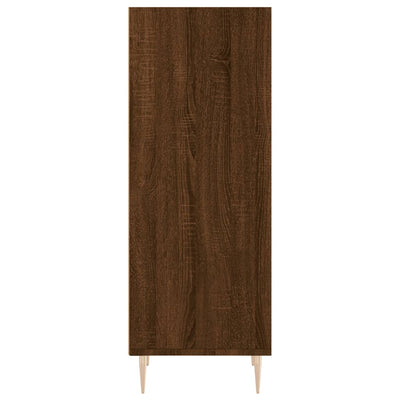 Senkki ruskea tammi 34,5x32,5x90 cm tekninen puu