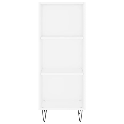 Valkoinen senkki Serghiul 34,5x32,5x90cm (puinen)