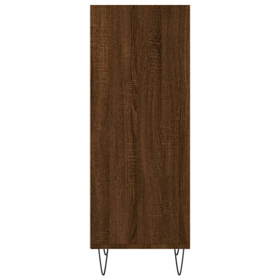 Senkki ruskea tammi 34,5x32,5x90 cm tekninen puu