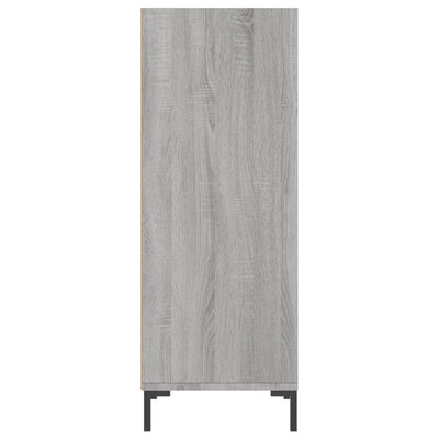 Senkki harmaa Sonoma 34,5x32,5x90 cm tekninen puu
