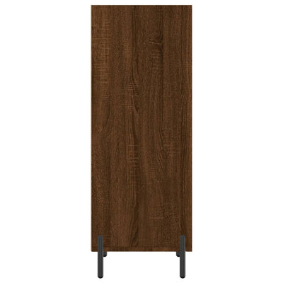 Senkki ruskea tammi 34,5x32,5x90 cm tekninen puu