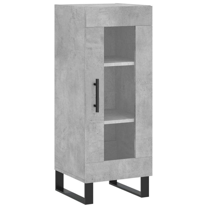 Betoninharmaa senkki Obrenie 34,5x34x90cm (puinen)