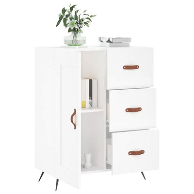 Valkoinen senkki Ferdeusi 69,5x34x90cm (puinen)