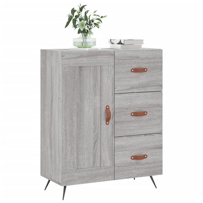 Senkki harmaa Sonoma 69,5x34x90 cm tekninen puu