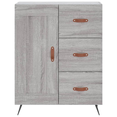 Senkki harmaa Sonoma 69,5x34x90 cm tekninen puu