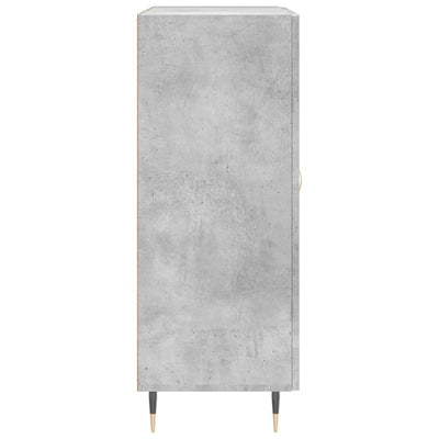 Senkki betoninharmaa 69,5x34x90 cm tekninen puu