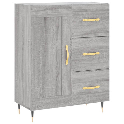 Senkki harmaa Sonoma 69,5x34x90 cm tekninen puu
