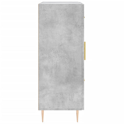 Senkki betoninharmaa 69,5x34x90 cm tekninen puu