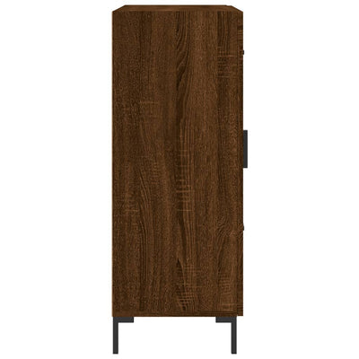Senkki ruskea tammi 69,5x34x90 cm tekninen puu