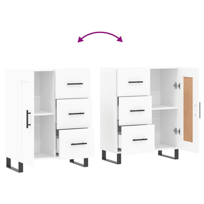 Senkki valkoinen 69,5x34x90 cm tekninen puu