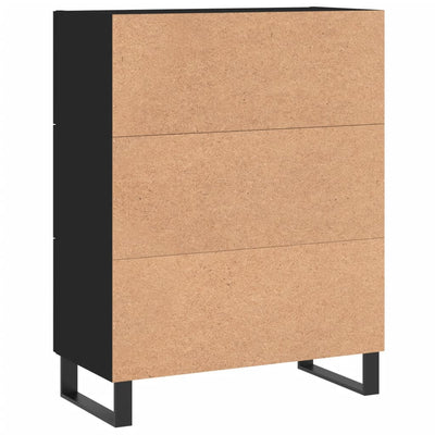 Senkki musta 69,5x34x90 cm tekninen puu