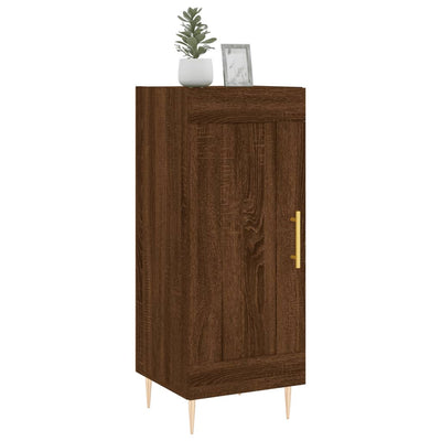 Senkki ruskea tammi 34,5x34x90 cm tekninen puu