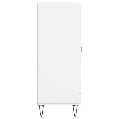 Senkki valkoinen 34,5x34x90 cm tekninen puu