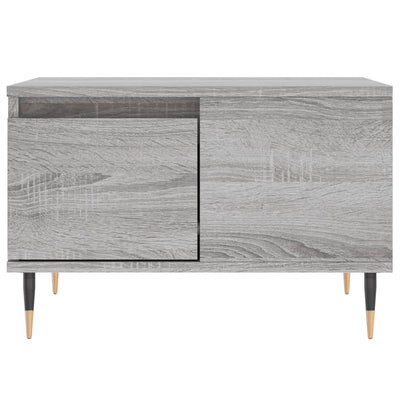 Sohvapöytä harmaa Sonoma 55x55x36,5 cm tekninen puu