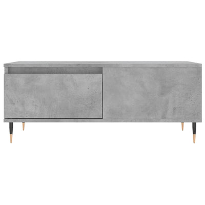 Sohvapöytä betoninharmaa 90x50x36,5 cm tekninen puu