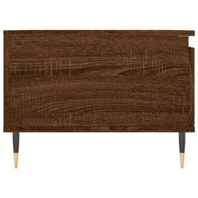 Sohvapöytä ruskea tammi 90x50x36,5 cm tekninen puu