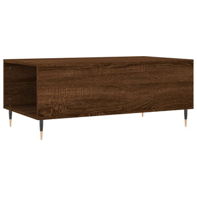 Sohvapöytä ruskea tammi 90x50x36,5 cm tekninen puu