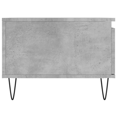 Sohvapöytä betoninharmaa 90x50x36,5 cm tekninen puu