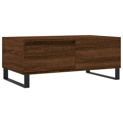 Sohvapöytä ruskea tammi 90x50x36,5 cm tekninen puu