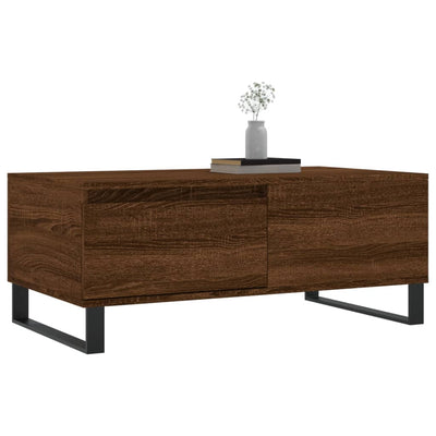 Sohvapöytä ruskea tammi 90x50x36,5 cm tekninen puu