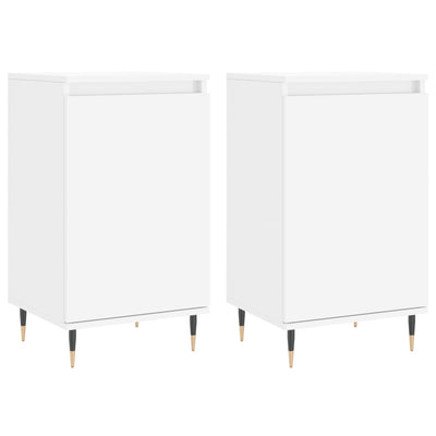 Senkit 2 kpl valkoinen 40x35x70 cm tekninen puu