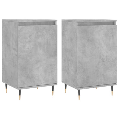 Senkit 2 kpl betoninharmaa 40x35x70 cm tekninen puu