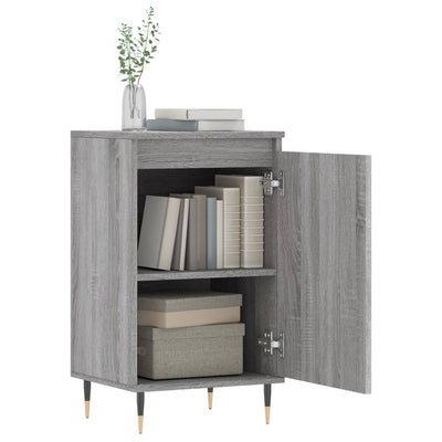 Senkit 2 kpl harmaa Sonoma 40x35x70 cm tekninen puu