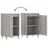Senkit 2 kpl harmaa Sonoma 40x35x70 cm tekninen puu
