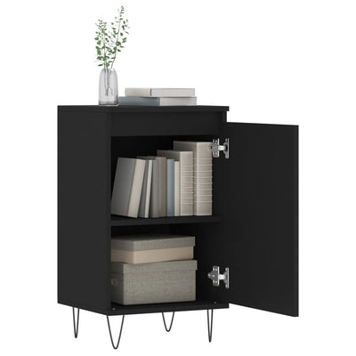 Senkit 2 kpl musta 40x35x70 cm tekninen puu
