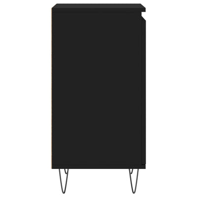 Senkit 2 kpl musta 40x35x70 cm tekninen puu