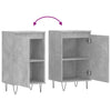 Senkit 2 kpl betoninharmaa 40x35x70 cm tekninen puu