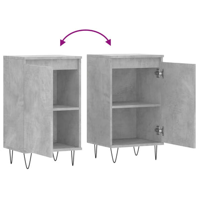 Senkit 2 kpl betoninharmaa 40x35x70 cm tekninen puu