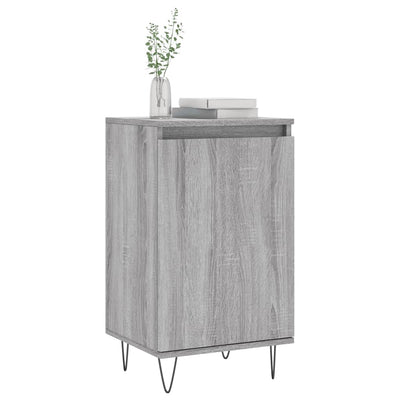 Senkit 2 kpl harmaa Sonoma 40x35x70 cm tekninen puu