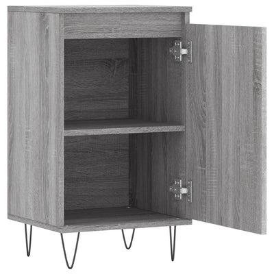 Senkit 2 kpl harmaa Sonoma 40x35x70 cm tekninen puu