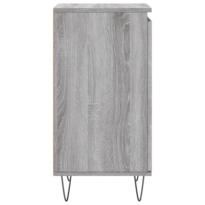 Senkit 2 kpl harmaa Sonoma 40x35x70 cm tekninen puu