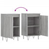 Senkit 2 kpl harmaa Sonoma 40x35x70 cm tekninen puu