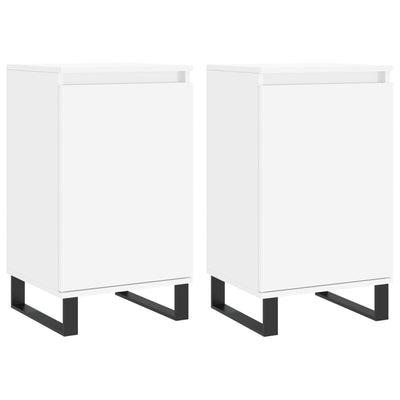 Senkit 2 kpl valkoinen 40x35x70 cm tekninen puu