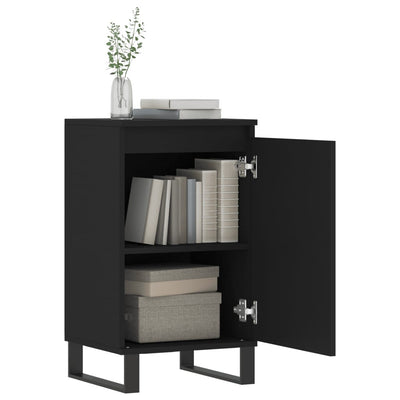 Senkit 2 kpl musta 40x35x70 cm tekninen puu