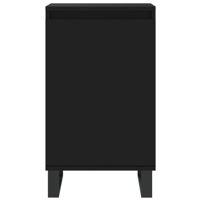 Senkit 2 kpl musta 40x35x70 cm tekninen puu