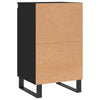 Senkit 2 kpl musta 40x35x70 cm tekninen puu
