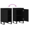 Senkit 2 kpl musta 40x35x70 cm tekninen puu