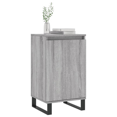 Senkit 2 kpl harmaa Sonoma 40x35x70 cm tekninen puu