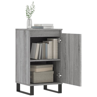 Senkit 2 kpl harmaa Sonoma 40x35x70 cm tekninen puu